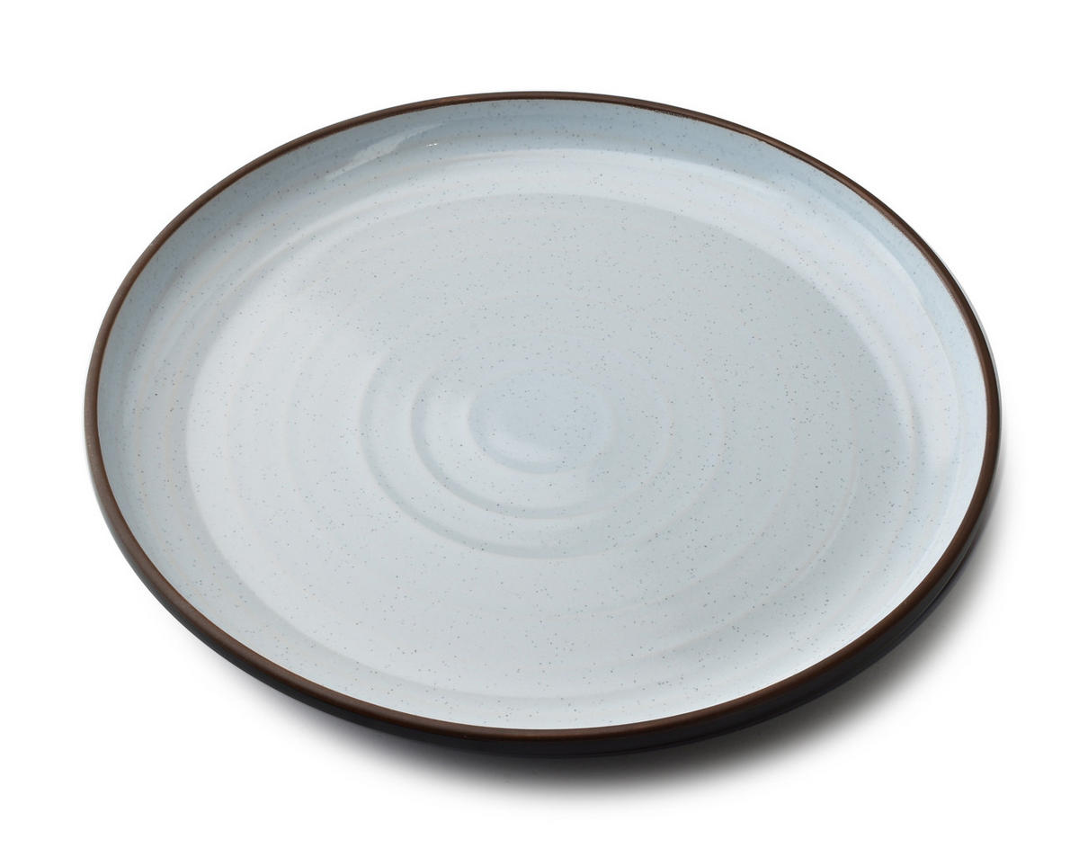 TELLER Basic Nature Grau 27/27/3 cm Keramik - Grau, Keramik (27cm) - Mondex