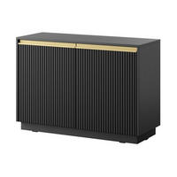 KOMMODE – 104 cm – Royal – Schwarz - Schwarz, Holzwerkstoff (103.5/71.4/39cm) - hi-markt