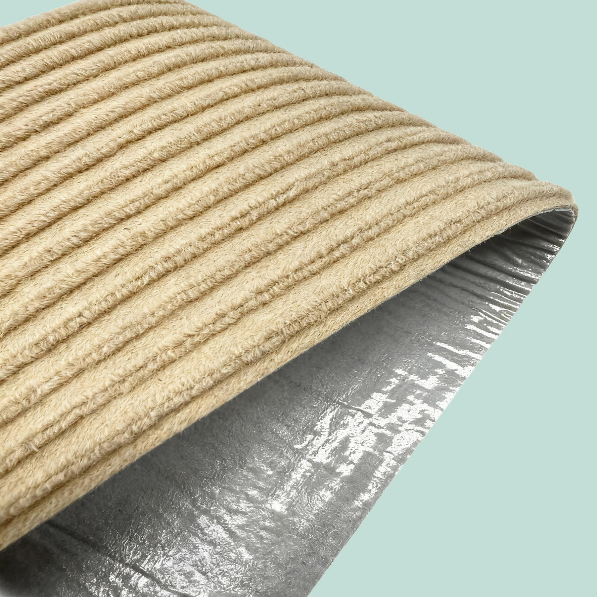 16XSTUFENMATTEN - Beige, Kunststoff/Textil (20/75/0.75cm) - Relaxdays