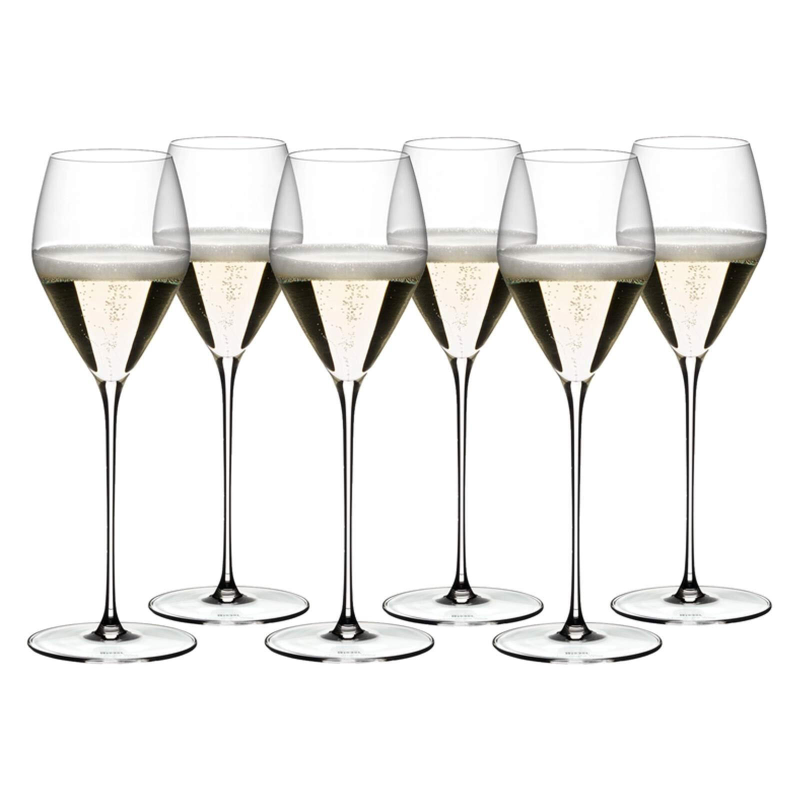 CHAMPAGNER WEINGLÄSER Veloce transparent 327 ml 6er Set - Transparent, Glas (0.327L) - Riedel