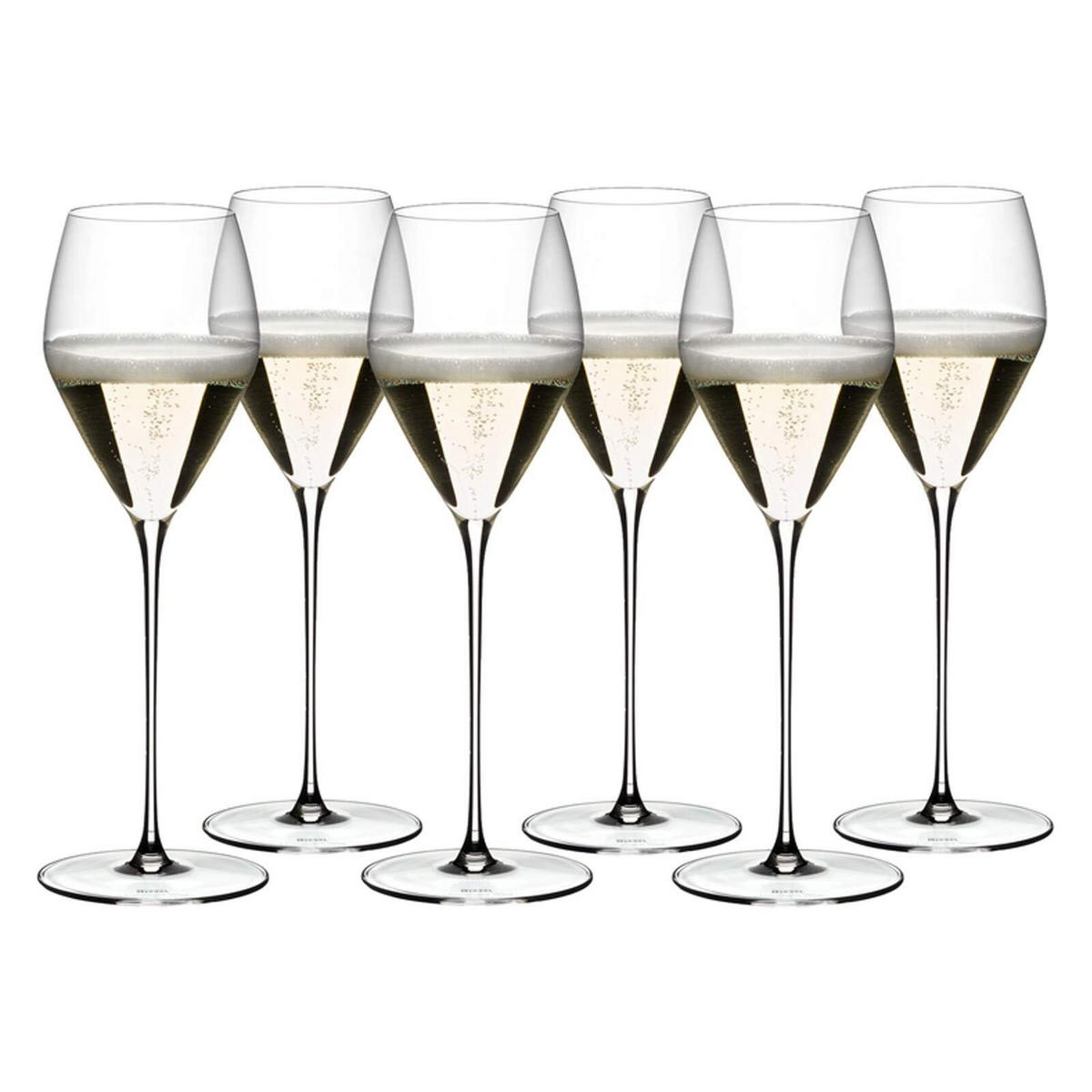 CHAMPAGNER WEINGLÄSER Veloce transparent 327 ml 6er Set - Transparent, Glas (0.327L) - Riedel