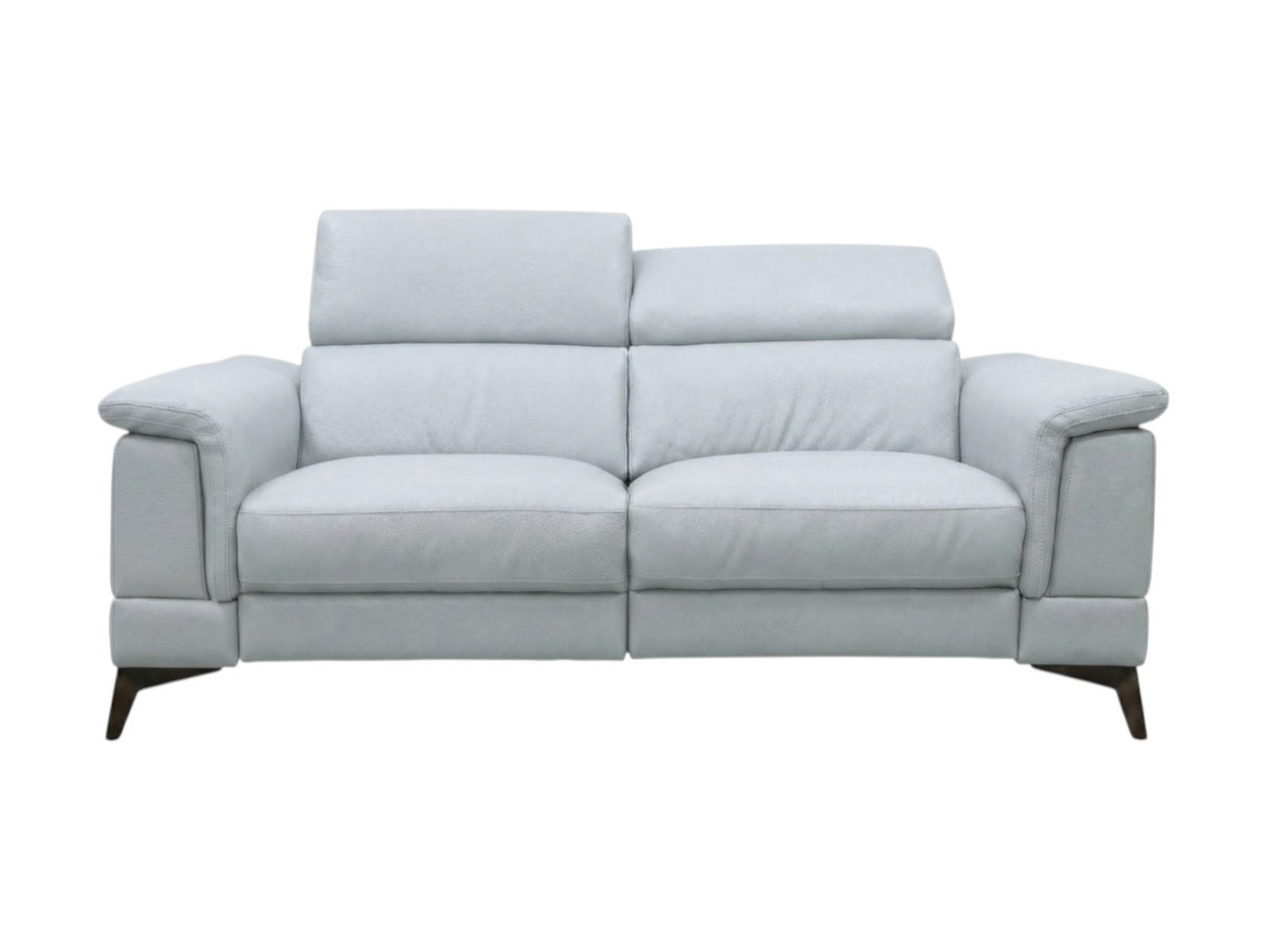 3-SITZER Sofa Planet Echtleder Weiß - Weiß, Leder/Metall (200/80/110cm)