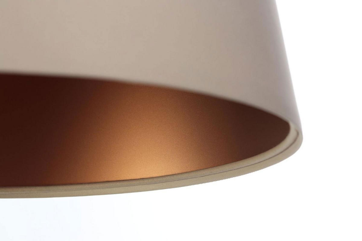 HÄNGELEUCHTE Kupfer 30/37 cm - Beige, Kunststoff (30/0.8/37cm) - ONZENO