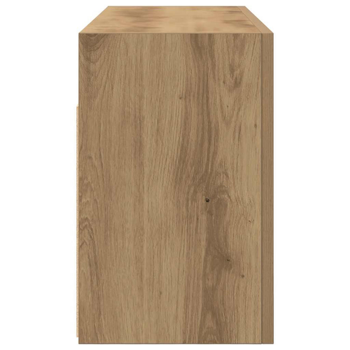 BAD-WANDSCHRANK Artisan-Eiche 80/25/40 Cm Holzwerkstoff - Braun, Holzwerkstoff (25/40/80cm) - vidaXL