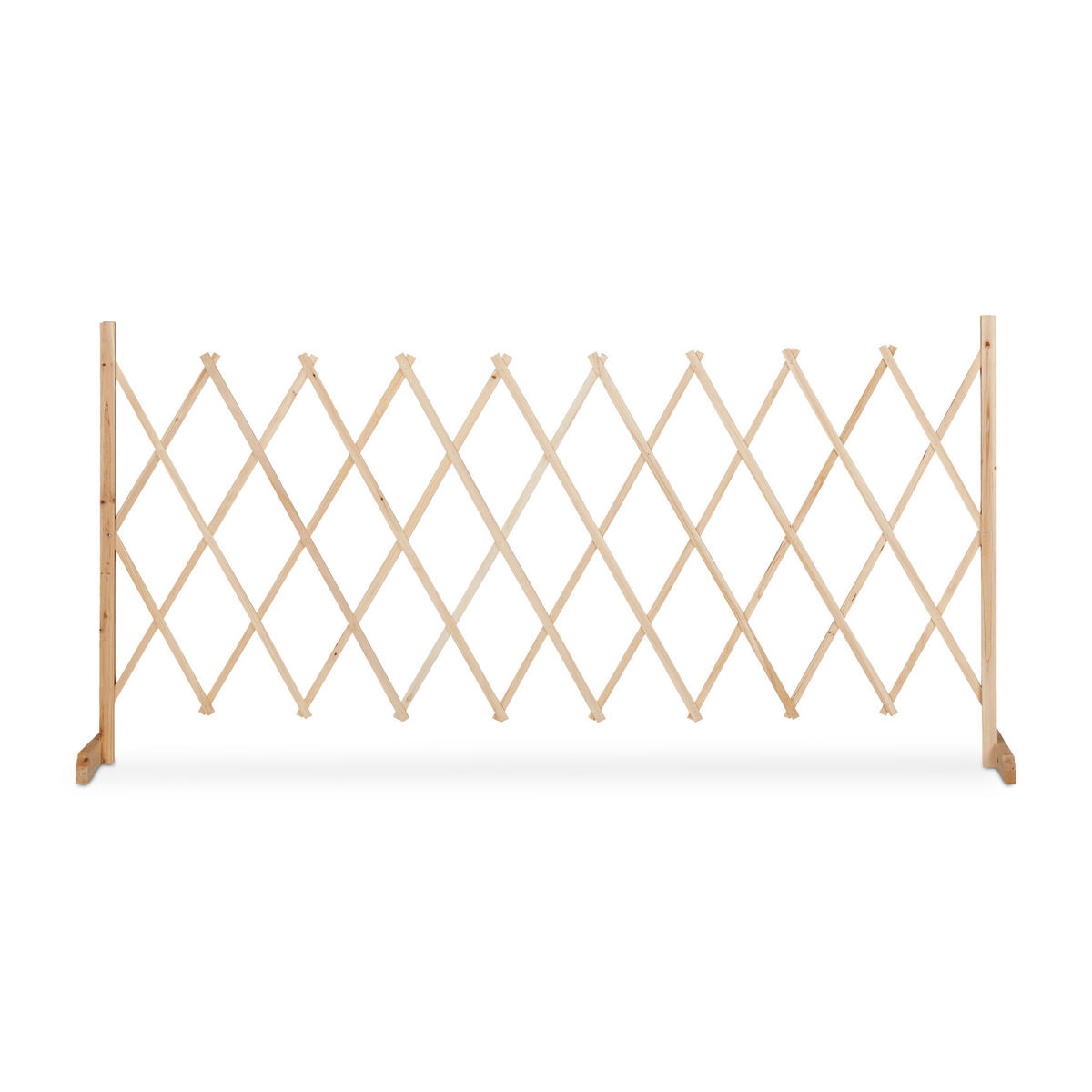 RANKGITTER - Hellbraun, Holz (275/90/28cm) - Relaxdays