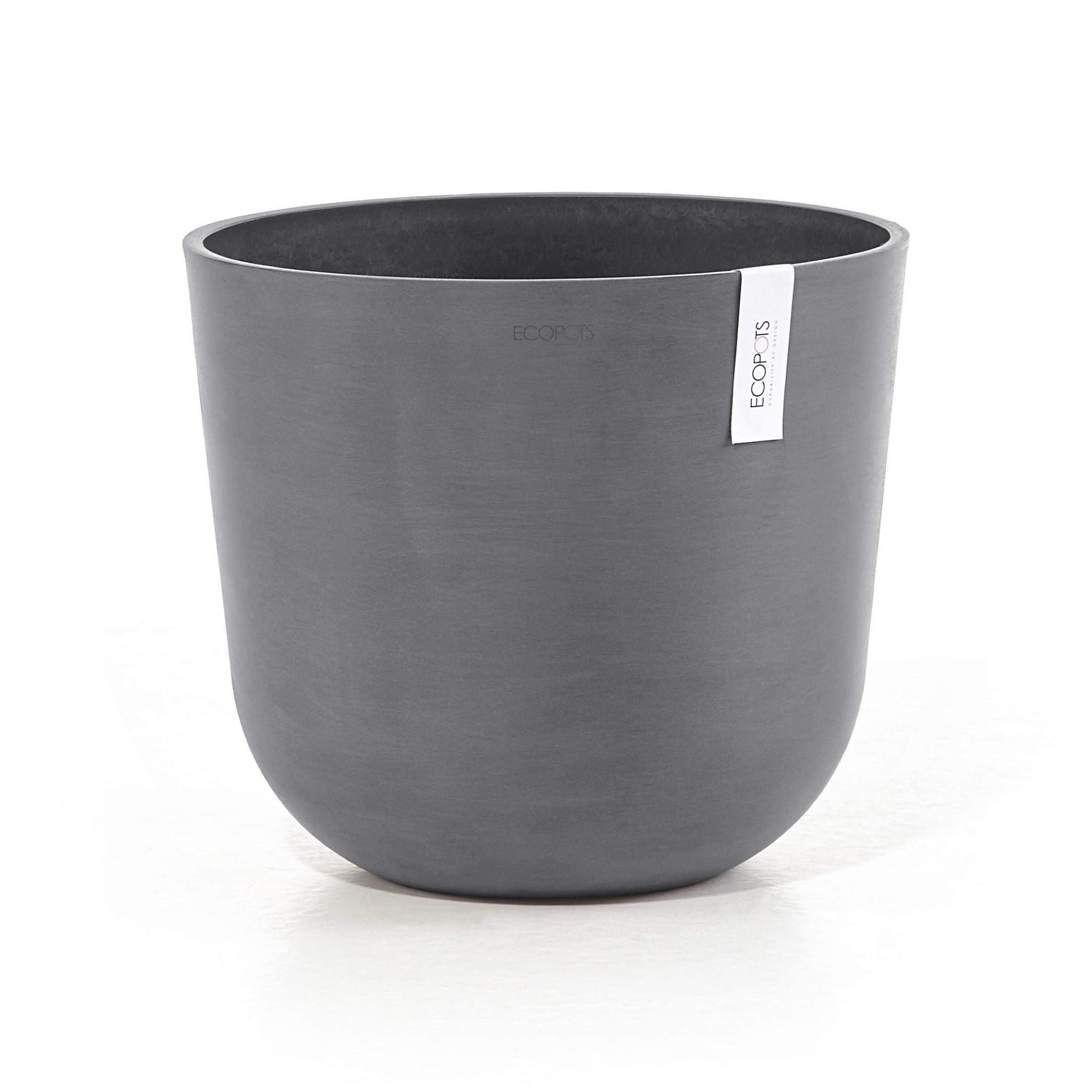 BLUMENTOPF mit Wasserreservoir Oslo 35/30,5 cm Grau - Grau, Kunststoff (35/30.5cm) - Ecopots