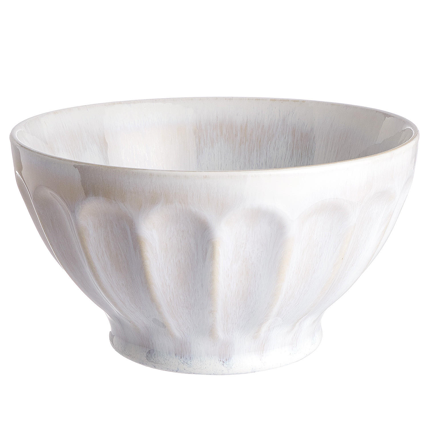 SCHÜSSEL Bergamo - Weiß, Keramik (16/16/9cm) - Butlers