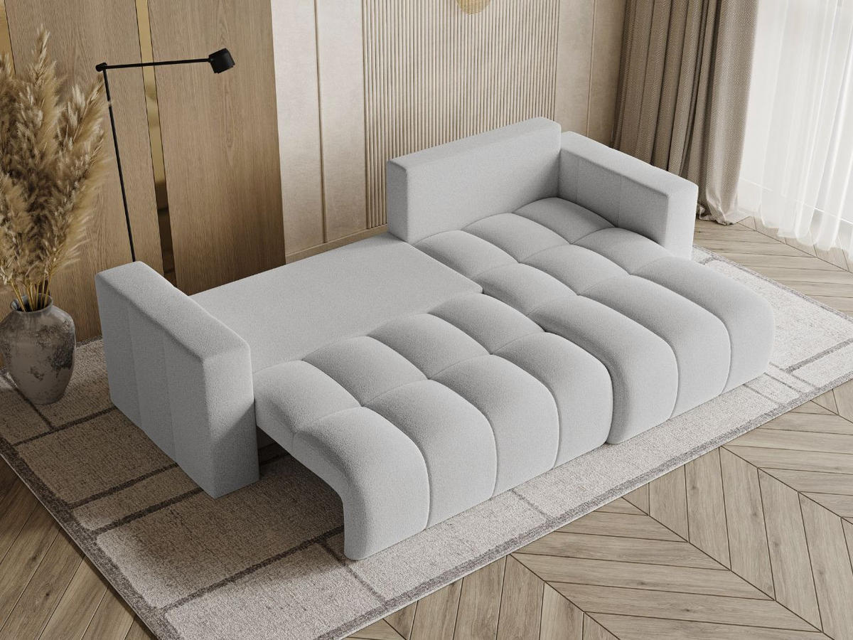 ECKSOFA Neva Grau - Grau, Holz/Textil (280/170cm) - Graingold