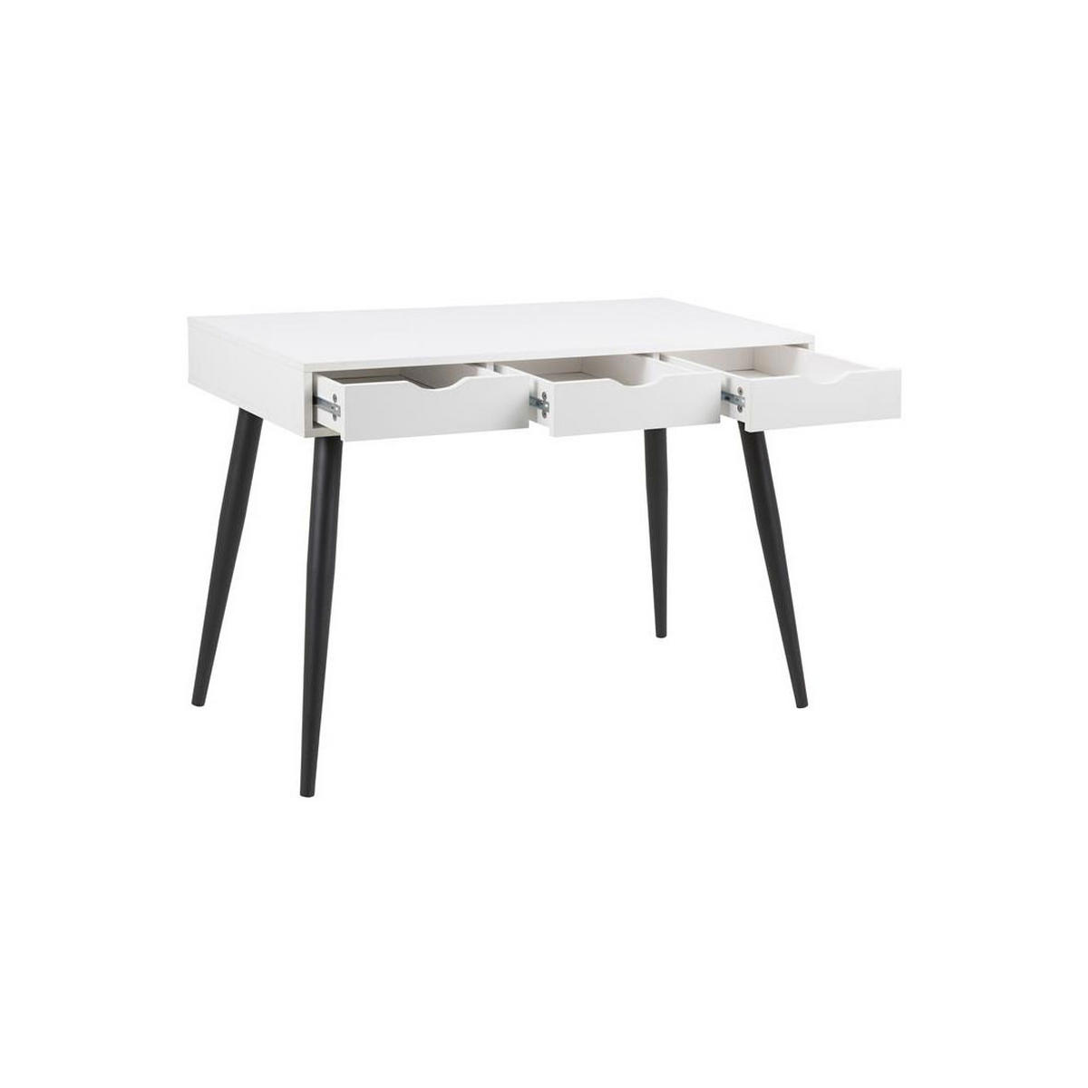 SCHREIBTISCH Nete Weiß 110/50/77 cm - Weiß, Holzwerkstoff (50/110/77cm) - ebuy24