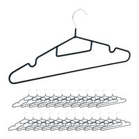 24XVEŠIAKY na šaty - čierna, kov/plast (0.4cm) - Relaxdays