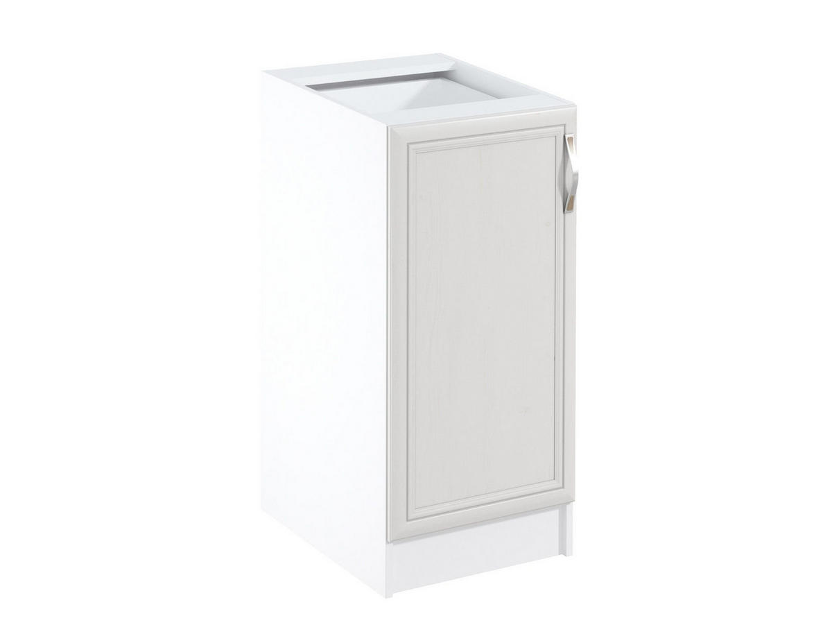 UNTERSCHRANK D40 – Sycylia Weiß – Weiß / Creme / Links - Creme/Weiß, Holzwerkstoff (40/82/47cm) - ROYAL24_MARKT