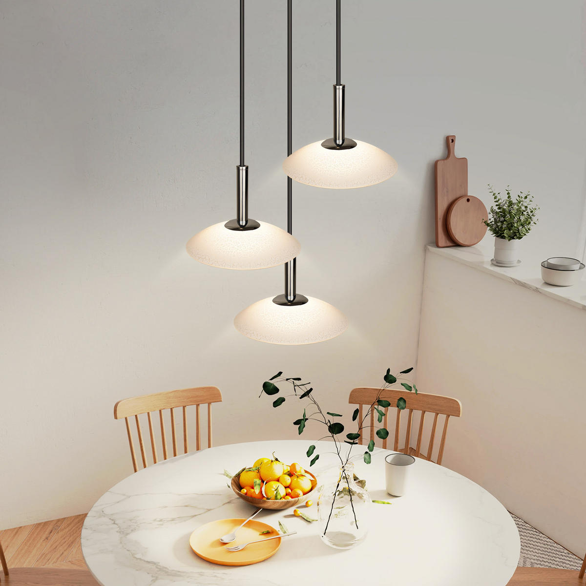 HÄNGELEUCHTE Lirag 16/25/138 cm - Beige, Metall (16/25/138cm) - ZMH