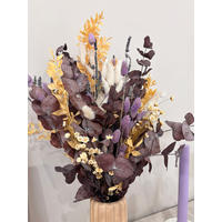 TROCKENBLUMENSTRAUSS Purple Harmony - 50 cm - Lila, Naturmaterialien (50cm) - Lykke & You