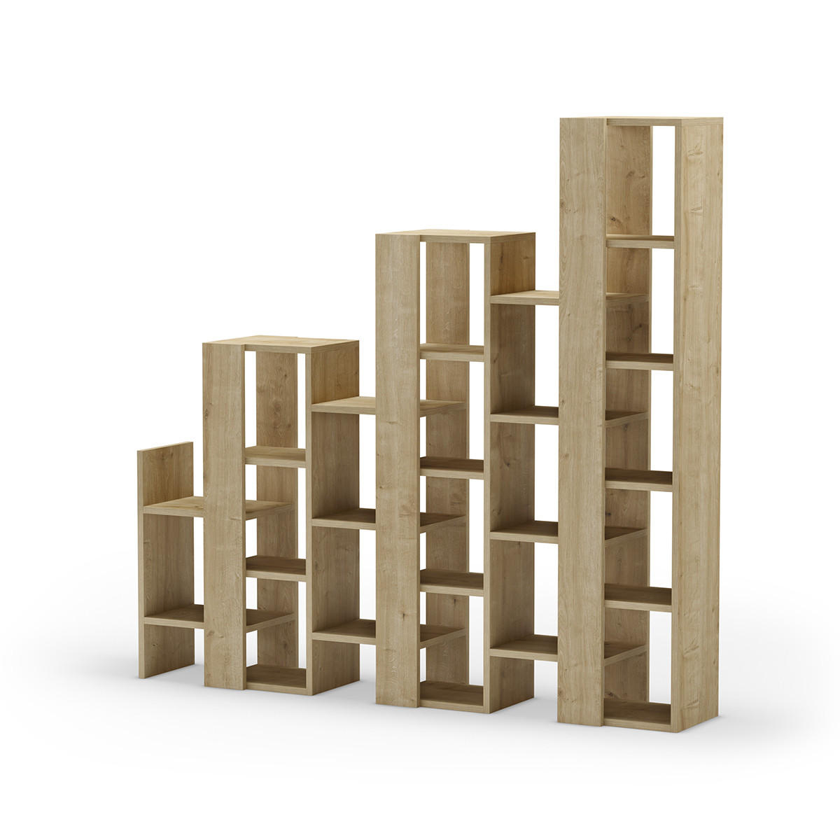 REGAL Trenner Anissa - H151 cm - Eichefarben, Holzwerkstoff (29/151/158cm) - Calicosy