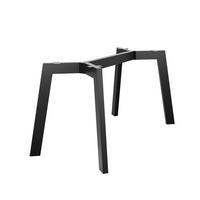 TISCHBEINE Barax Special Metall Schwarz 170/70/72 cm - Schwarz, Metall (70/72/170cm) - Metalo Pro