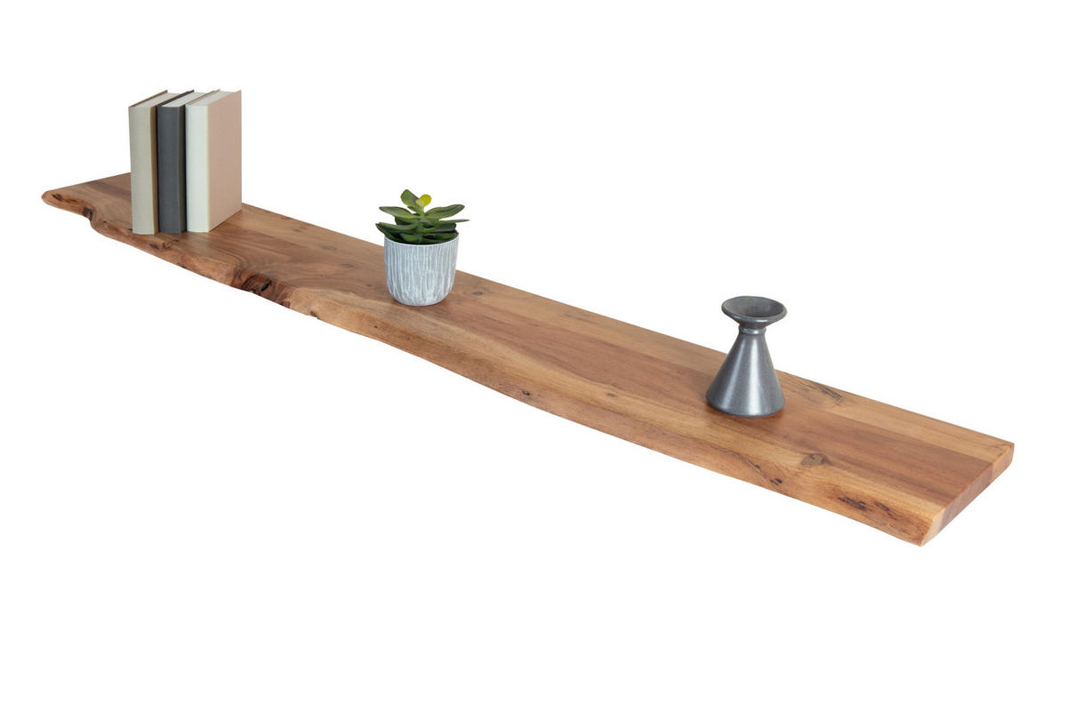 WANDREGAL AMANDA - Beige/Naturfarben, Holz (160/3/20cm) - SAM