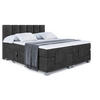 BOXSPRINGBETT elektrisch verstellbar mit 2 Matratzen H4/Taschenfederung AMEL EL 200 x 200 Schwarz - Schwarz, Holzwerkstoff (207/200cm) - ALTDECOR