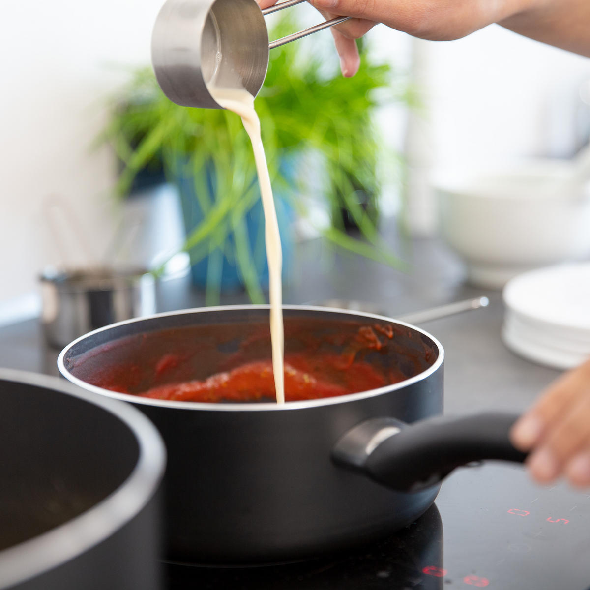 4TLG.MESSBECHER-SET - Silberfarben, Metall (0.25L) - Relaxdays