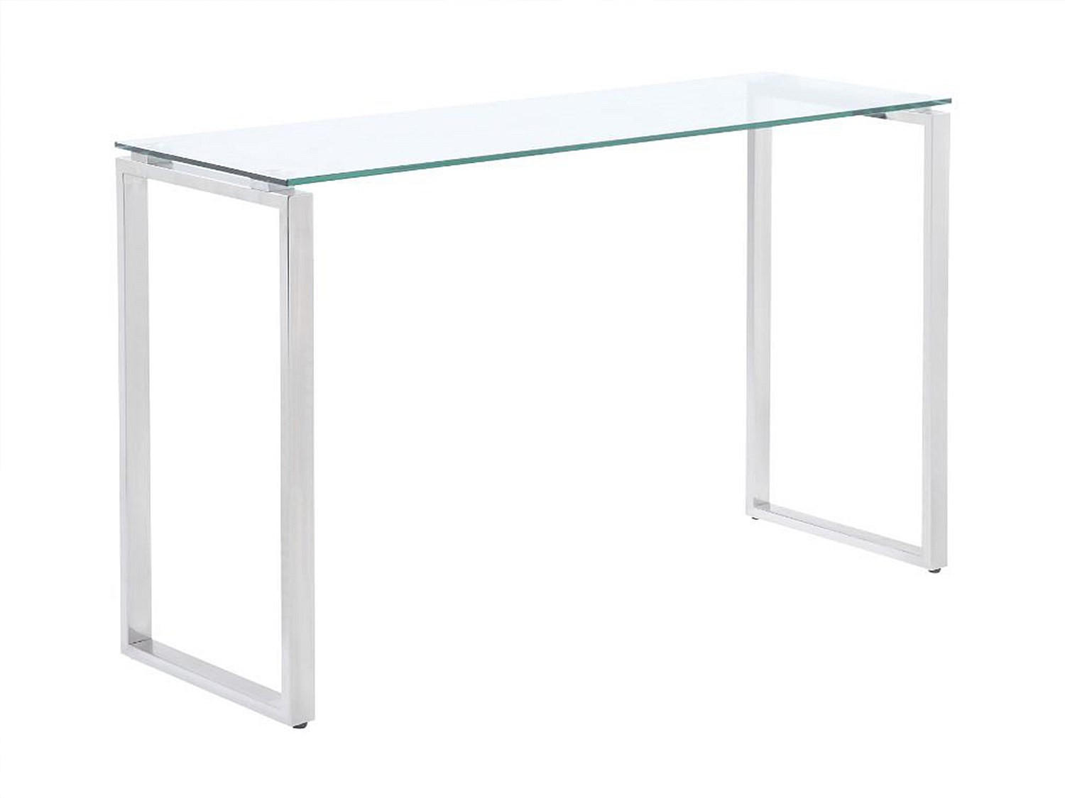 KONSOLENTISCH - Glas - FREYA - Transparent, Glas (120/41/75cm) - Vente-Unique