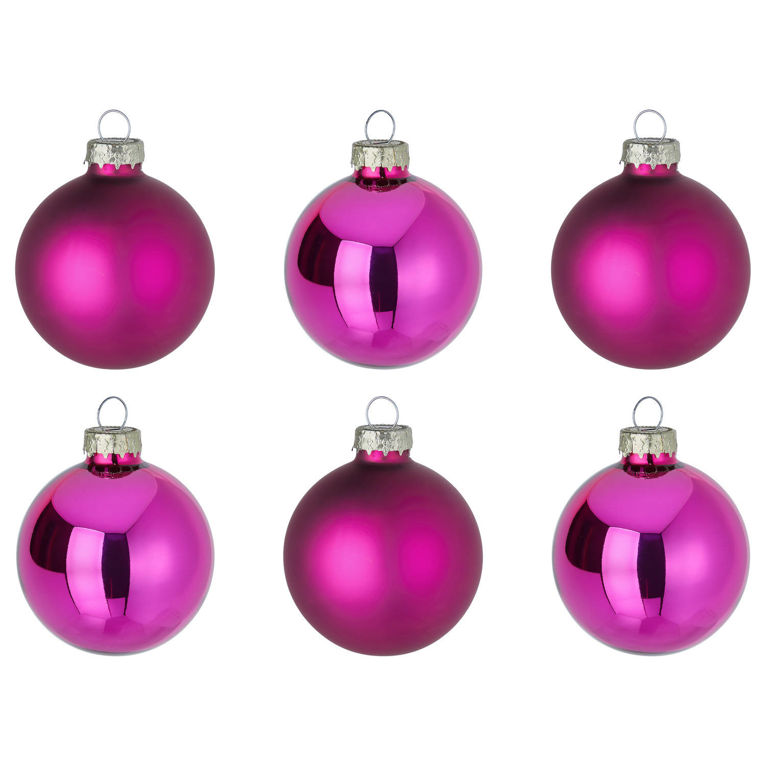 CHRISTBAUMKUGEL (6er-Set) Hang On Kugel Ø8cm - Pink, Glas (8/8/8cm) - Butlers