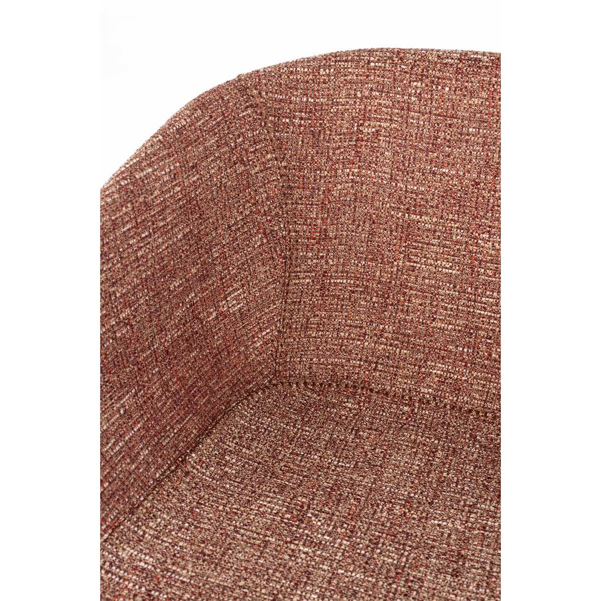 ESSZIMMERSTUHL Feston Terra/ Rot - 2 er Set - Rot, Kunststoff (56.5/77/55cm) - Zuiver