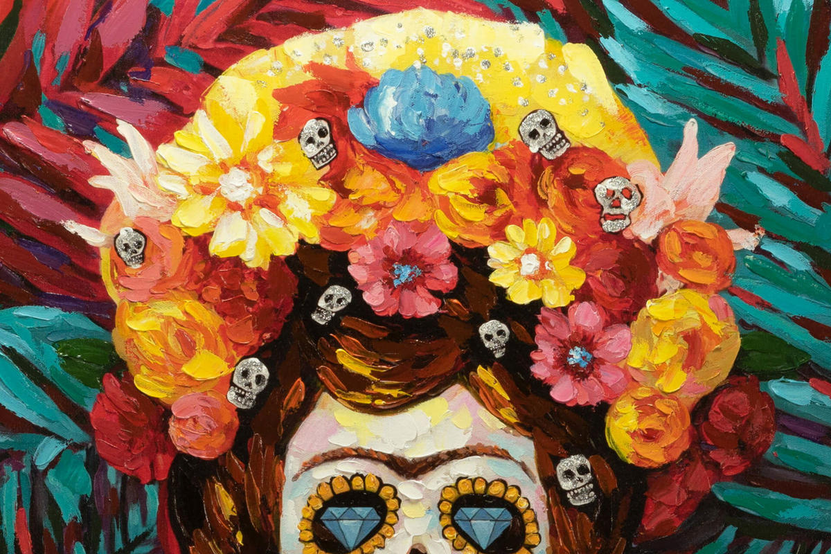 ACRYLBILD HANDGEMALT 70/100 cm - Multicolor, Holz/Textil (70/100cm) - KUNSTLOFT