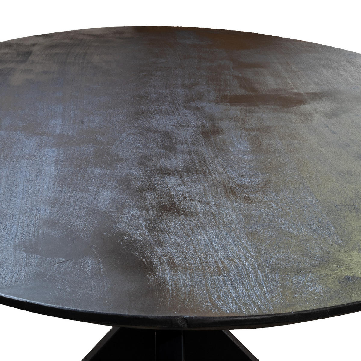 ESSTISCH oval aus Mangoholz 200cm, schwarz - Schwarz, Holz (200/100/78cm) - Giga Meubel