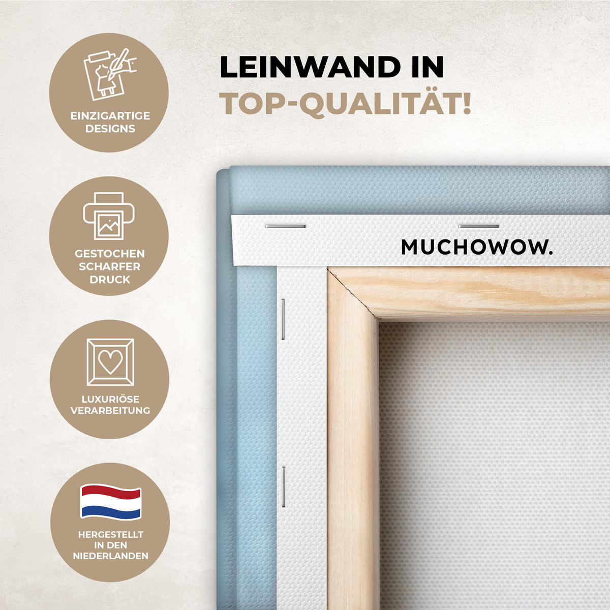 LEINWANDBILD Pferde - Winter - Tiere - Natur - Schnee 60x90 cm - Anthrazit, Textil (60/90cm) - MuchoWow