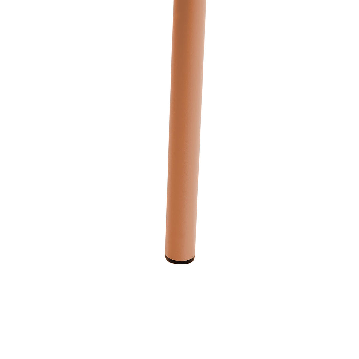 GARTENSTUHL 2er-Set Metall Braun Lefkada - Braun, Metall (38/80/54cm) - Beliani