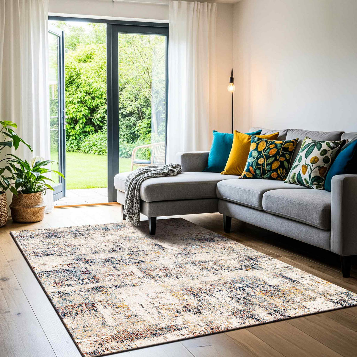 KURZFLORTEPPICH 120x170 cm Creme - Creme, Kunststoff/Textil (120/170cm) - LIVABLISS