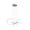 HÄNGELEUCHTE Zephyr 53/53/16 cm - Weiß, Metall (53/53/16cm) - Nettlife