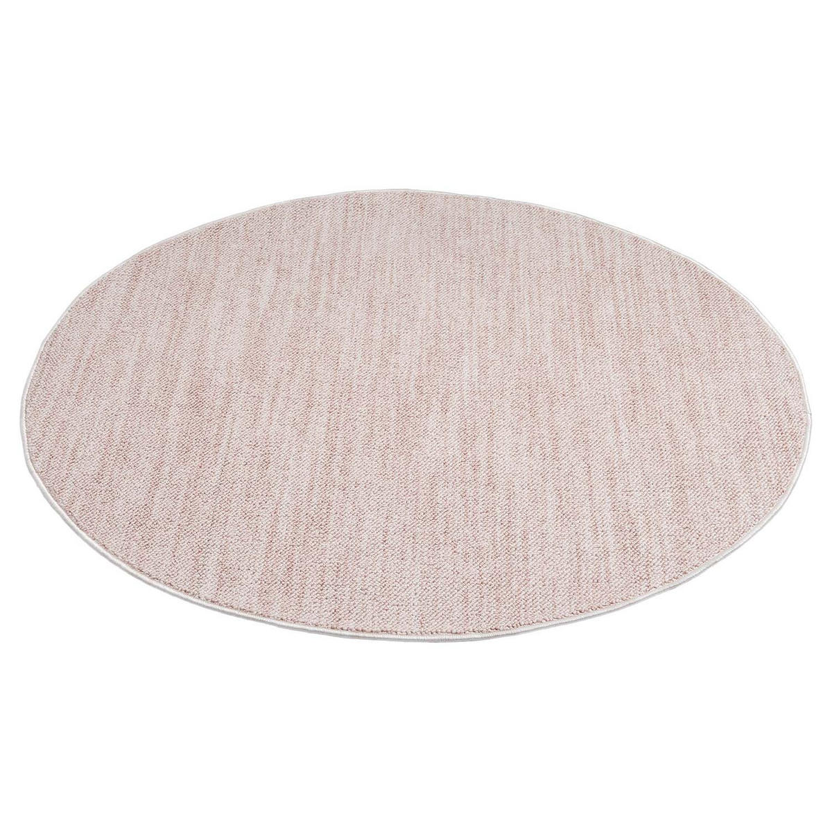 KURZFLOR-TEPPICH Clasico 0052 Rosa 200 cm Rund - Rosa, Textil (200/200cm) - carpet city
