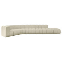 ECKSOFA modulares Sofa Tilmo-L2 - 490x194x70 cm Beige - Beige, Holzwerkstoff/Textil (490/194cm) - ALTDECOR