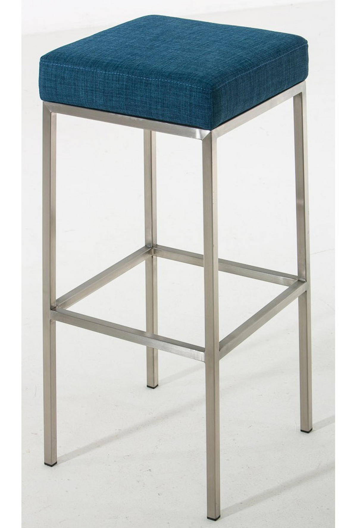 BARHOCKER Montreal 37x37x85 cm Blau - Blau, Textil (37/85/37cm) - furnicato