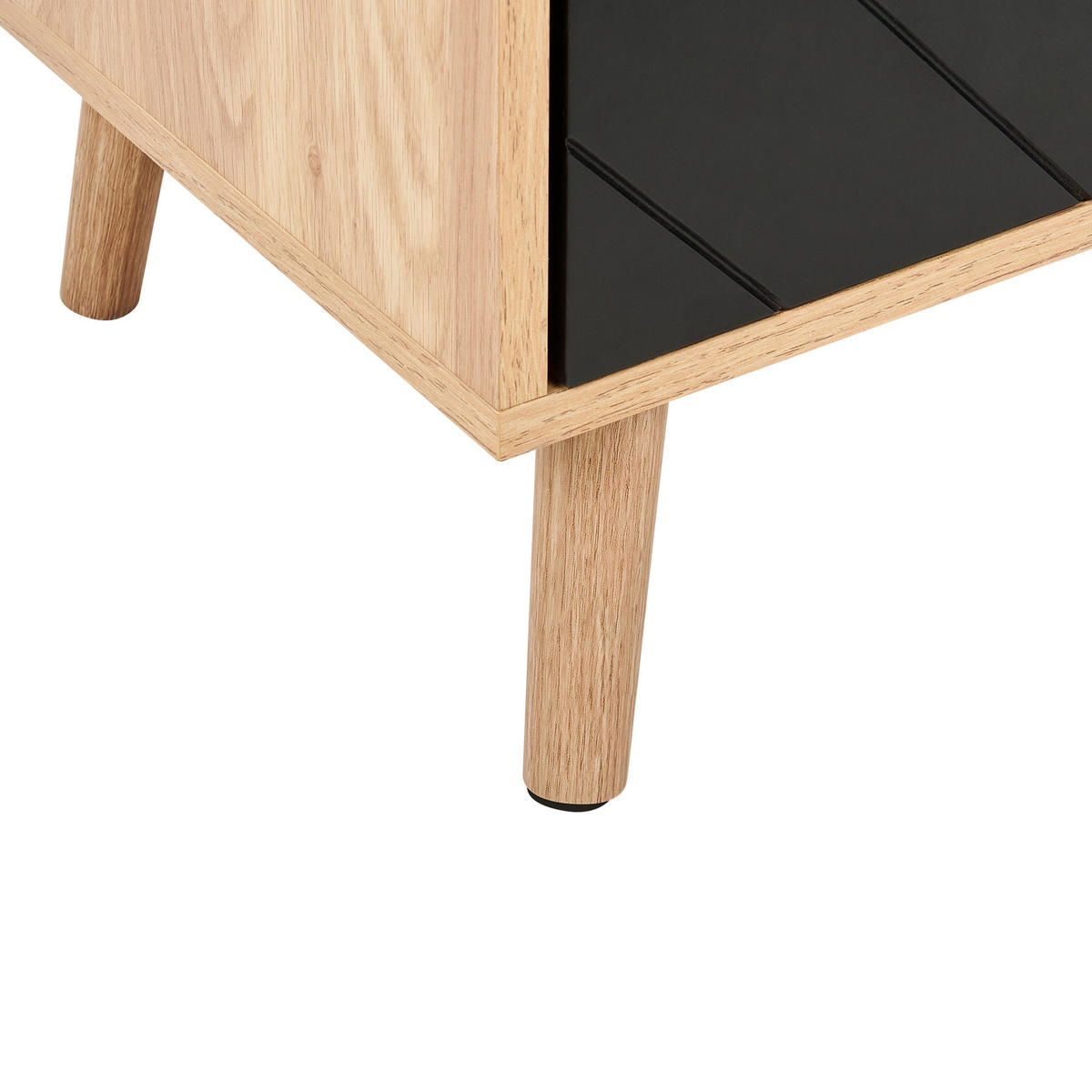 SKŘÍŇ Černá Bristow - černá, kompozitní dřevo (76/84/40cm) - Beliani