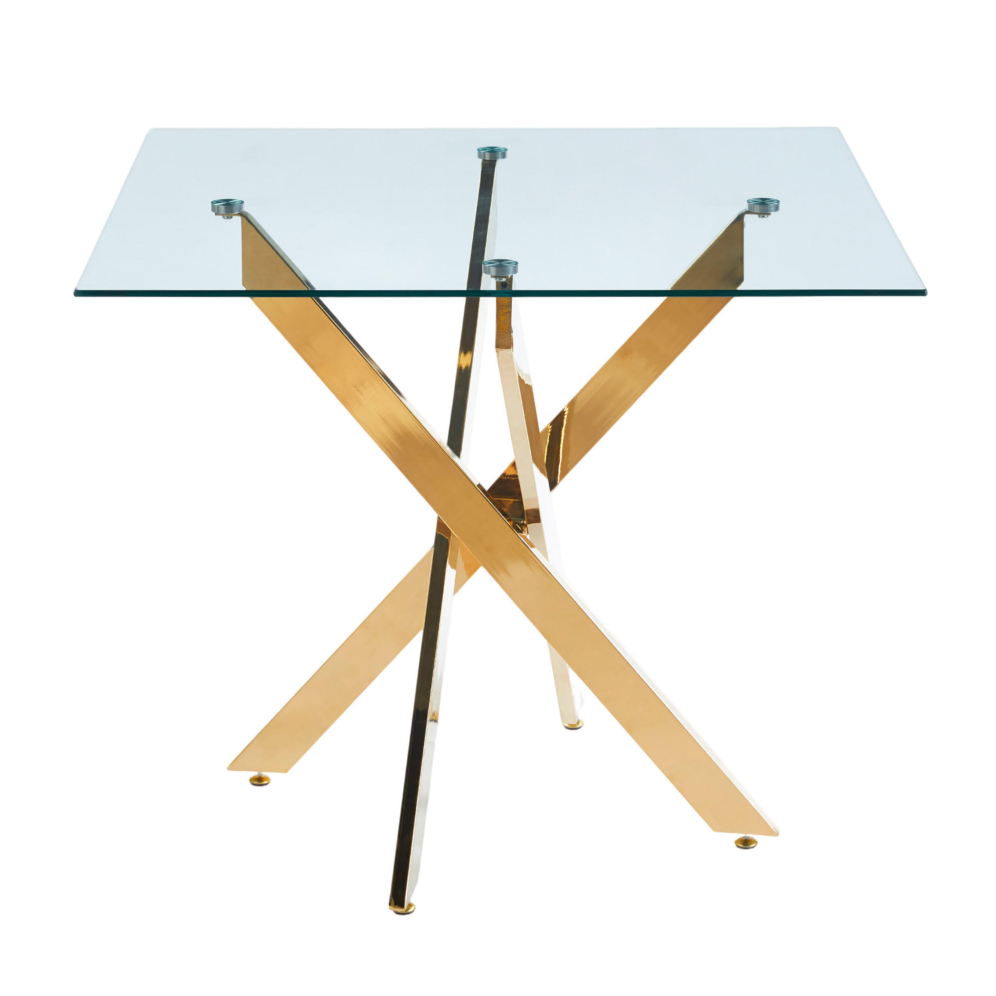 ComfortXL Esstisch Gold 80x75x80 cm