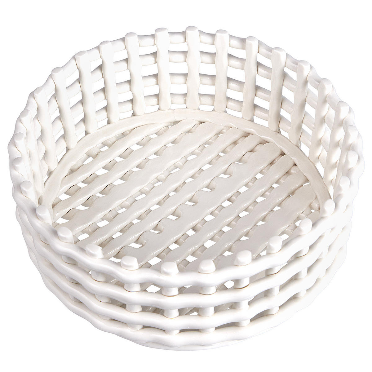 KORB Craft - Weiß, Keramik (21/21/9cm) - Butlers