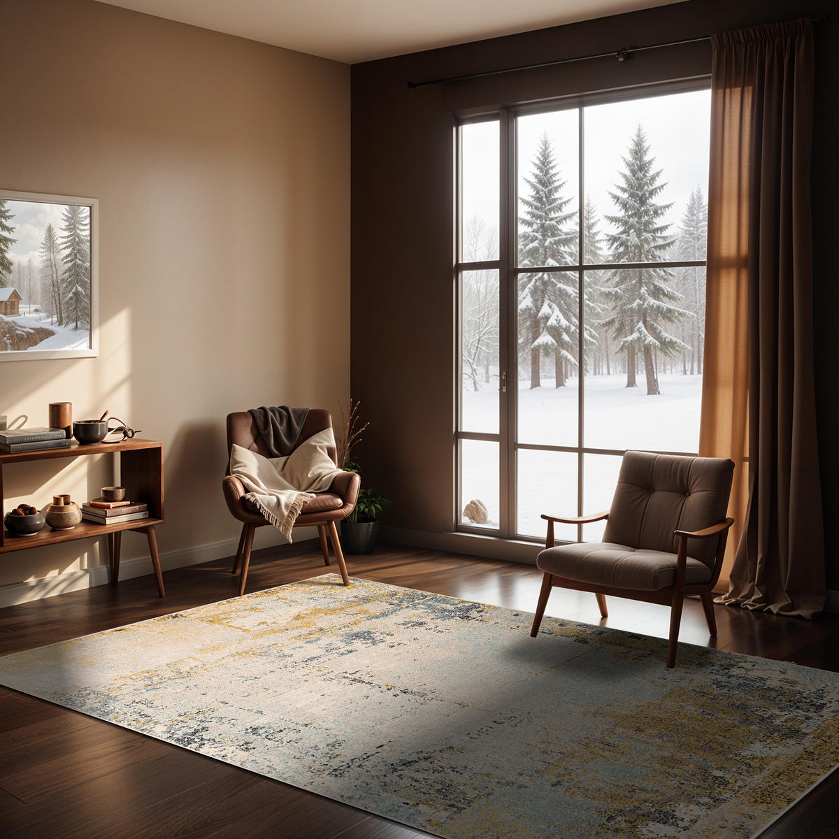 KURZFLORTEPPICH 160/220 cm Mehrfarbig - Multicolor, Naturmaterialien/Textil (160/220cm) - LIVABLISS