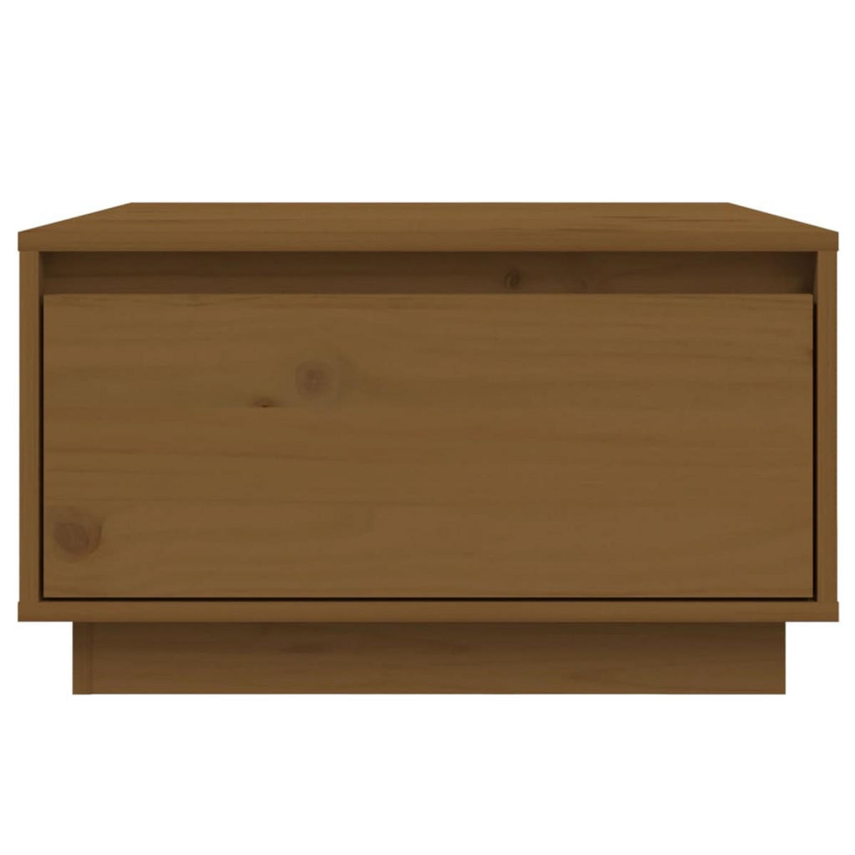 COUCHTISCH Honigbraun 55x56x32 cm Massivholz Kiefer - Braun, Holz (55/56/32cm) - furnicato