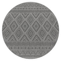 OUTDOORTEPPICH 80/80 cm Vermont 184 - Anthrazit, Kunststoff (80/80cm) - Paco Home