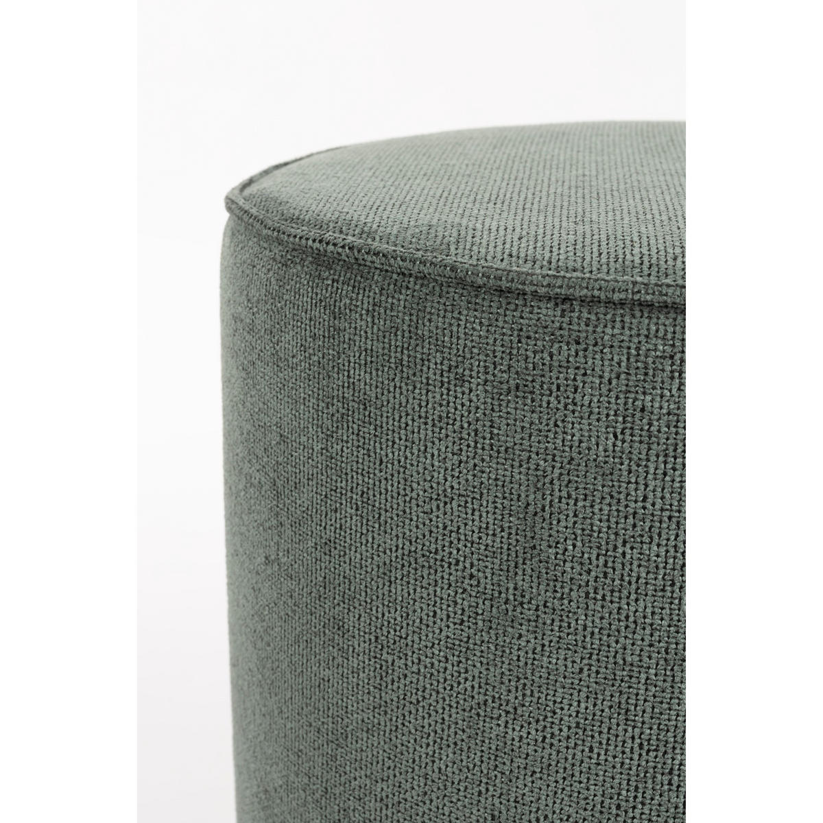 SITZHOCKER Bellevue Grün - Grün, Holz (41/46/41cm) - Dutchbone