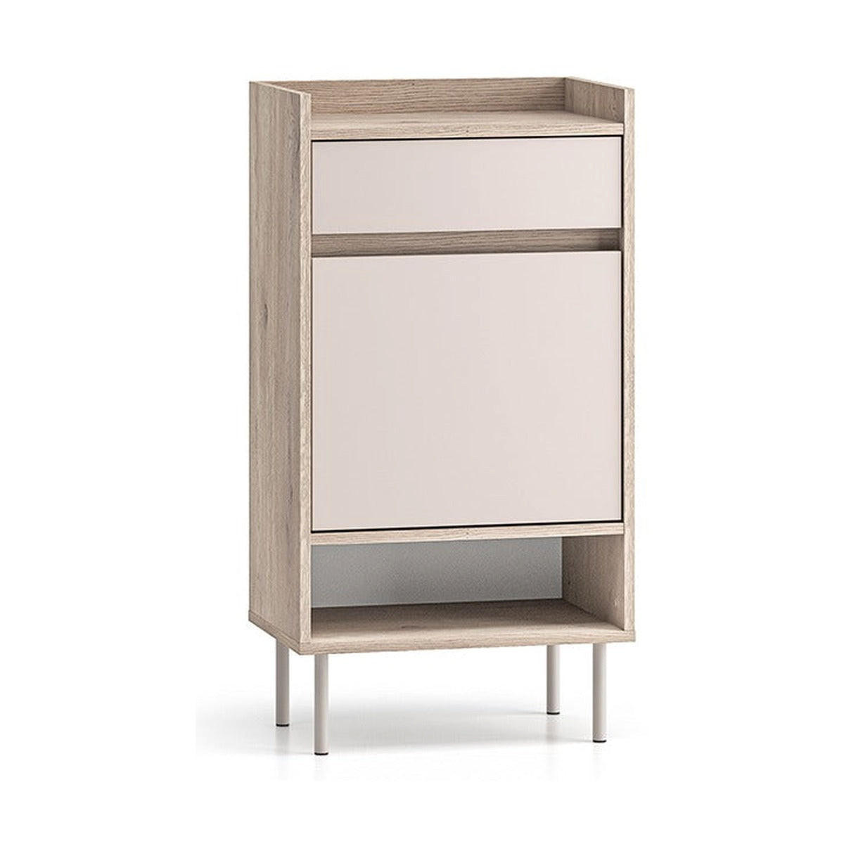 SCHUHSCHRANK – VOCO 04 – 50 cm – Voco – Kaschmir / Eichefarben - Kaschmir/Eichefarben, Holzwerkstoff (50/95/34cm) - hi-markt