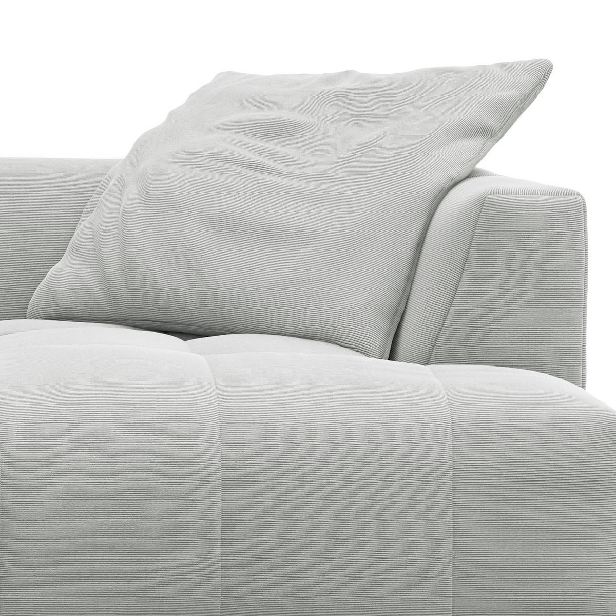 BIGSOFA - Schwarz/Grau, Holz/Kunststoff (270/72/93cm) - home24