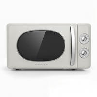 MIKROWELLE MOVI8 Beige, 20L, 6 Kochstufen, Auftaufunktion, Timer, 700W - Beige, Metall (26/45.3/33cm) - SWEISS