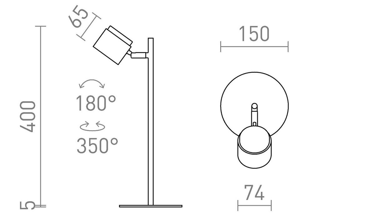DECKENLEUCHTE NOVA Schwarz 2 W - Schwarz, Metall (30/30/20cm) - Rendl