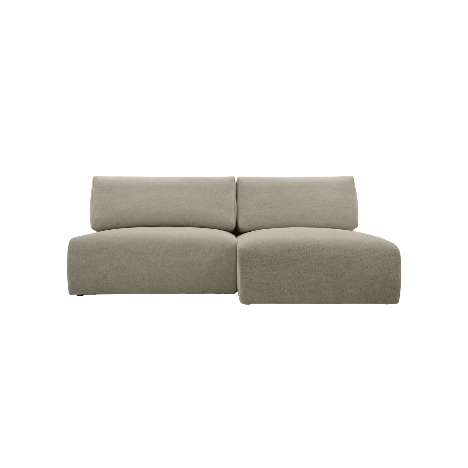 ECKSOFA Ripley mit Schlaffunktion, Hellgrau - Hellgrau, Textil (223/150cm) - Fedve