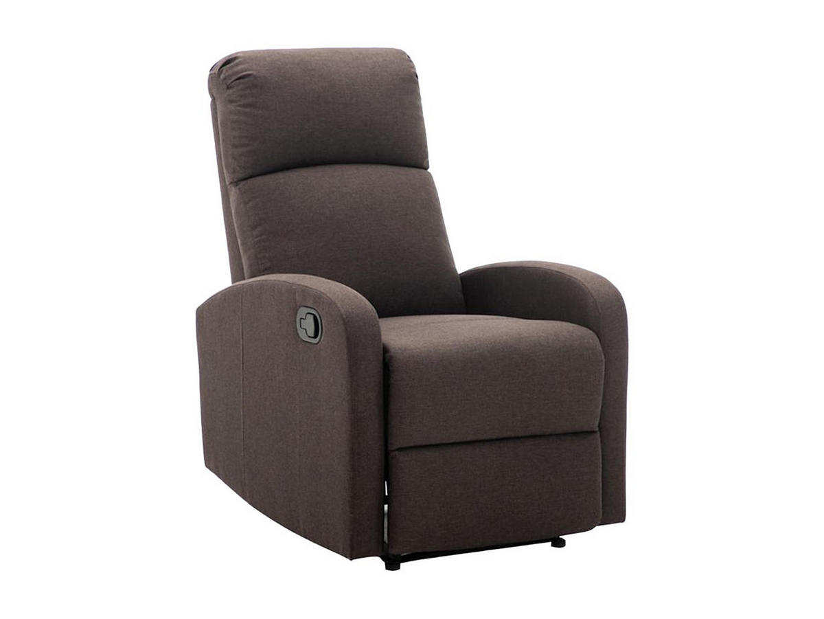 RELAXSESSEL Fernsehsessel - Stoff - Braun - ISAO - Braun, Textil (65/101/91cm) - Vente-Unique