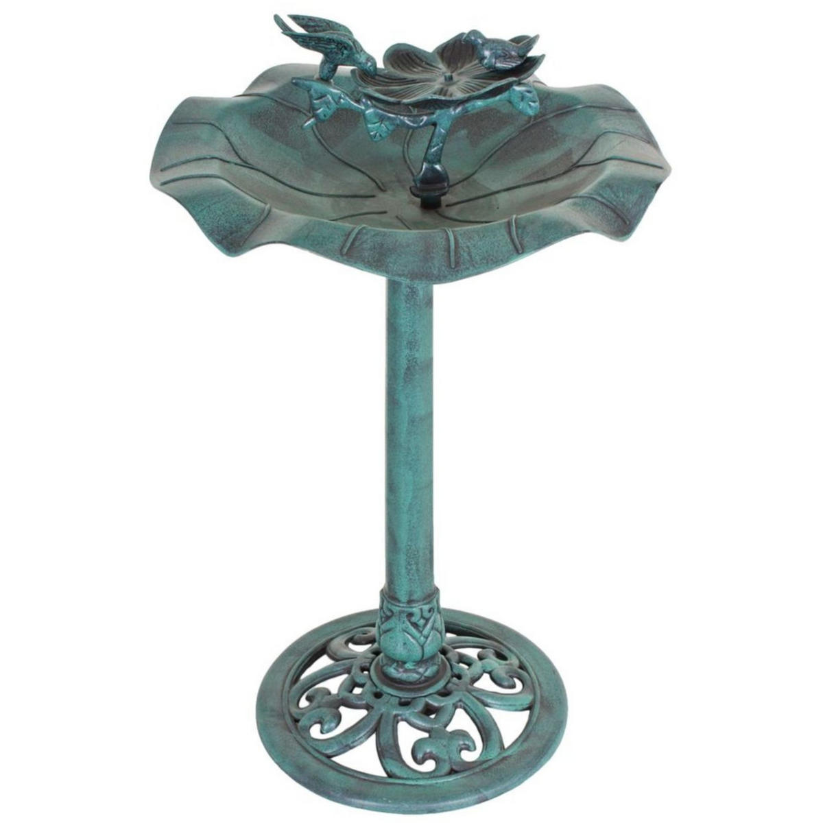 VOGELTRÄNKE Susi Patina-grün 82x50x50cm - Grün, Kunststoff (50/82/50cm) - DELUKE