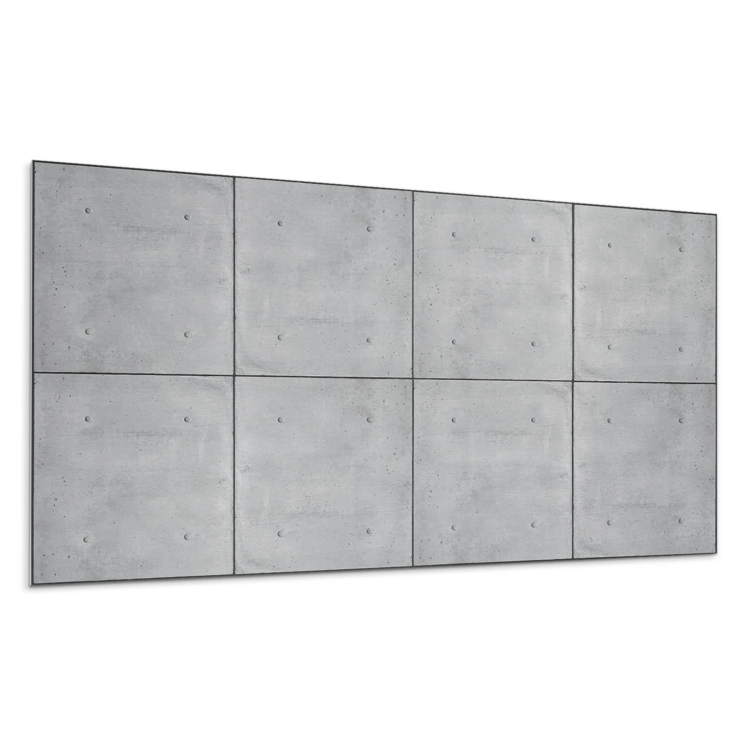 Wallfluent Wandpaneel Grau 40x1.6x20 cm