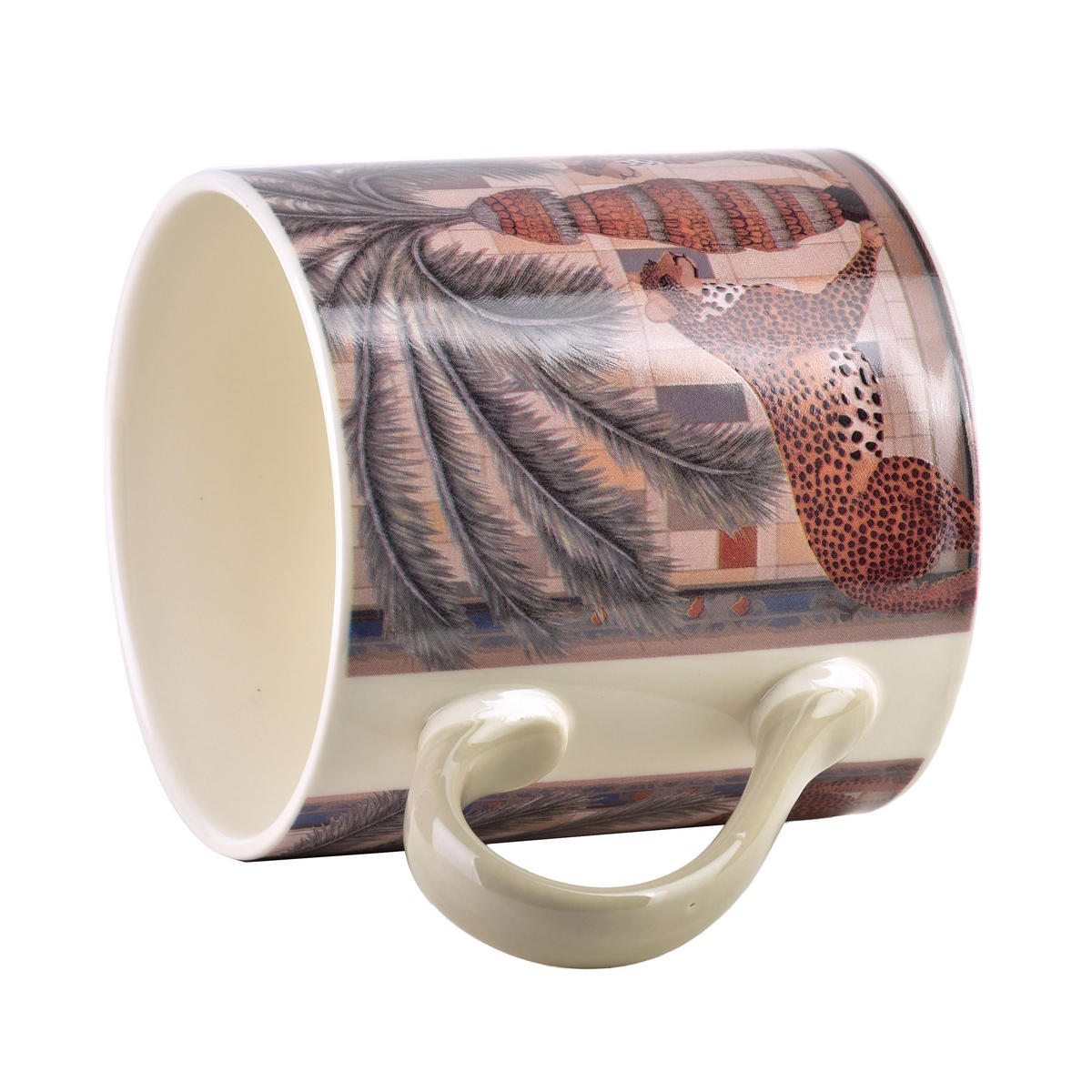 HRNEK, porcelán, béžová - hnědá, keramika (0.38L) - Mondex
